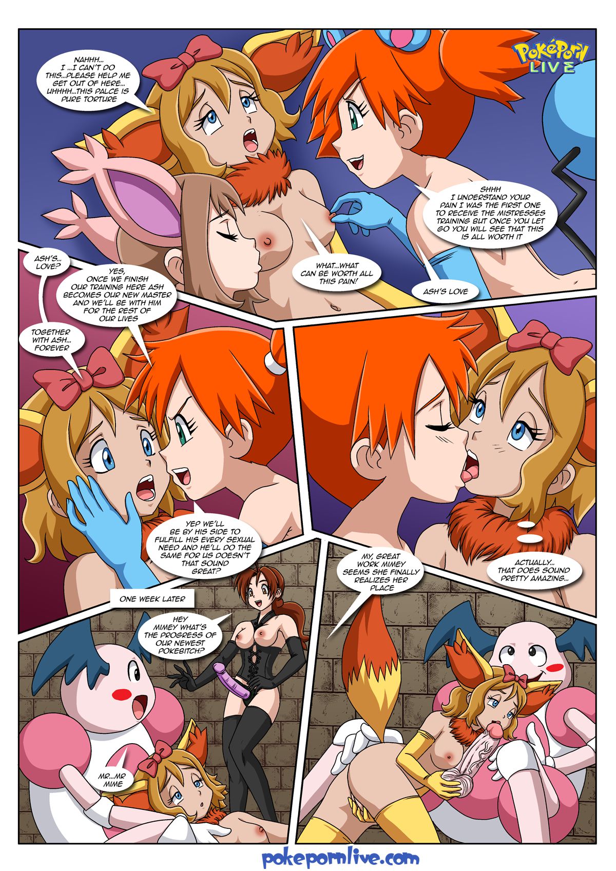 Mistress Ketchum’s PokeBitches (Pokemon) - PalComix page 18 hentai porn comic manga doujin